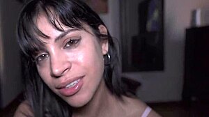 Her fear turns to wild orgasm as monster cock stretches tight colombian ass in car quickie pov