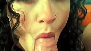 Tattooed skinny teen slut rides monster cock rough in latex pov cowgirl creampie