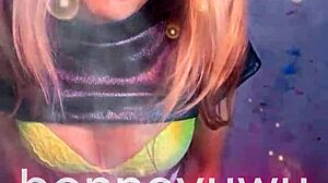 bonneyuwu shakes cute pigtails in sexy white skirt argentina dance 🔥💃