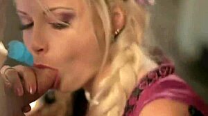 german milf sneaks voyeur blowjob craving cum in cfnm tease