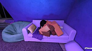 Ebony Slut Punished with Monster Cock in Her Big Ass POV