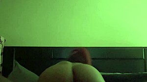Amateur Couple Rides BBC with Ass Spread Creampie Closeup
