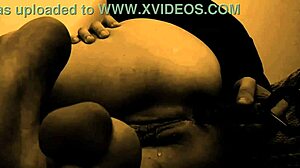 Erotic Solo Masturbation with Wet Hairy Pussy and Huge Dildo Anal