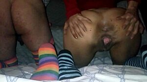 Sneaky Latina Pegs Crossdressing Boyfriend with Toys in Taboo Sissy Roleplay