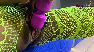 vera toys her wet pussy then rides oiled big dick squirting creampie everywhere homemade style