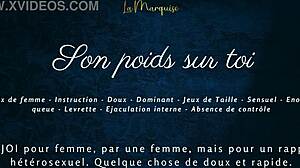 French Audio Porn for Women Feels His Weight Crushing Her Sensually