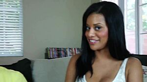 mary jean watches monster cock spew jizz facial on her shaved teen ass and pussy