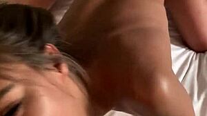 i suck monika fox's pierced nipples then swallow her hot cum load pov