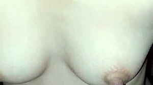 Young pregnant asian wife gets creampied by coworker in her bedroom kost while milky tits bounce