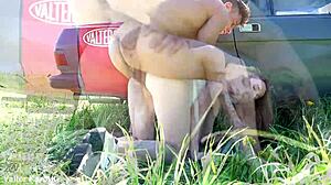 19yo erica mori squirts piss in car from pimpall bill's big cock hardcore anal