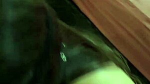 Submissive Blonde Licks Cum from Feet After Spanking Blowjob