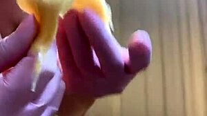 Milf's armpit fetish with heels and trimmed pussy legs