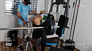 Crossdressing Employees Fuck in the Warehouse