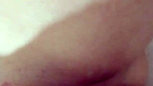 brunette teen masturbates wet pussy in shower