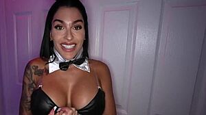 Halloween night egypt's husband watches her take first big black cock with kaby snow