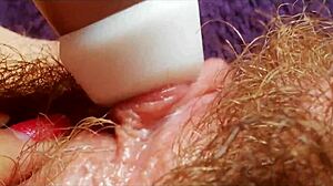 whoa extreme hd pov big clit vibrator squirting hairy pussy orgasm 😱💦