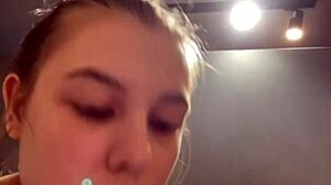 Shaved BBW Fingers Pussy to Extreme Public Orgasm