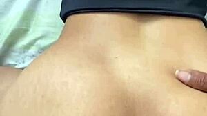 Best friend bounces big ass on cock creampie orgasm pov homemade