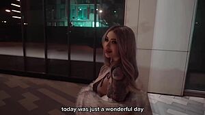 fucked theater date stranger hard then facial cum blast 💦😈