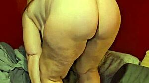 Pregnant Wife's Wet Panties Rip for Striptease