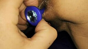 Wife's Ass Plugged Then Hard Anal Fucked Pov Closeup