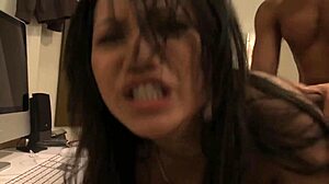 i'm lana violet unfaithful asian slut smooth shaved pussy teased fucked hard by monster cock till cum covered