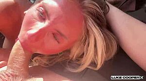 Bonnie Blue picked up for rough fuck in self-driving car