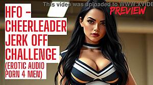 cum for me cheerleader jerk off contest makes you explode