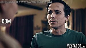 Horny Young Stepson And Mature Stepdad Double-Team Big Tits Milf Stepmom Pov