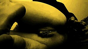 Erotic Solo Masturbation with Wet Hairy Pussy and Huge Dildo Anal