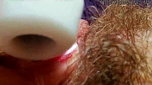 whoa extreme hd pov big clit vibrator squirting hairy pussy orgasm 😱💦