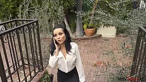 stepbrothers trap stepmom and take turns pounding her mature milf pussy