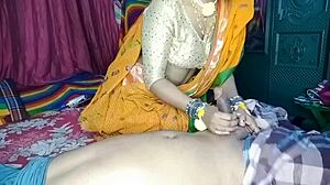 Newly married desi wife blows and takes doggystyle on special night