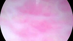 camera dives deep into dripping pussy capturing wild orgasm