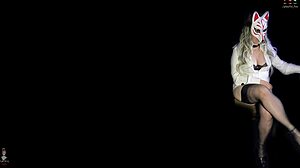 Gold StepMom in See-Through Stockings Swallows Stepson's Monster Cock Cum