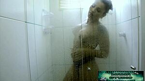 mama squirts spectacularly post workout brazilian milf machine