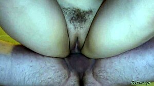 Chubby Wife's Homemade Creampie Close-Up