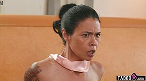 Stepson And Stepdad DP Blindfolded Asian Stepmom After Massage