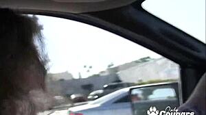 Cougar Victoria Valentino drains dick with expert suction