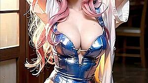 sexy league of legends seraphine cosplay deepthroat compilation