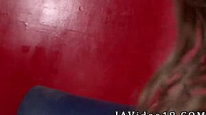 Sexy Rina Umemiya 😍 double penetrated by two guys in JAV threesome 🔥