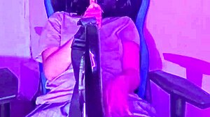 Emo rockera prostitute strips sexy in solo amateur teen softcore tease