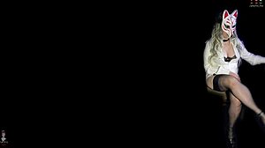 Gold StepMom in See-Through Stockings Swallows Stepson's Monster Cock Cum