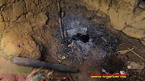 Stepmother strips naked shows hairy pussy gets chubby body fucked deep after bush hunt!