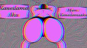 kanedamaaka rips tights in excitement over submissive chubby ass