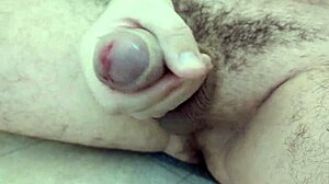 quick solo masturbation close-up in bathroom mirror