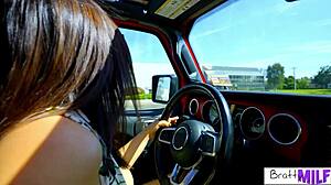 stepson ella knox cheer up beach bikini tittyfuck cumshot pov