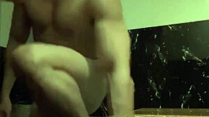 we sneak bathroom post gym for hot fingering fun