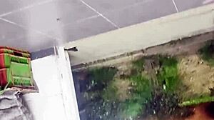 secret upskirt glimpse while shopping in store