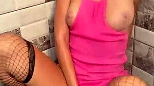 i edge deepthroat in wet shower clothes denying cum